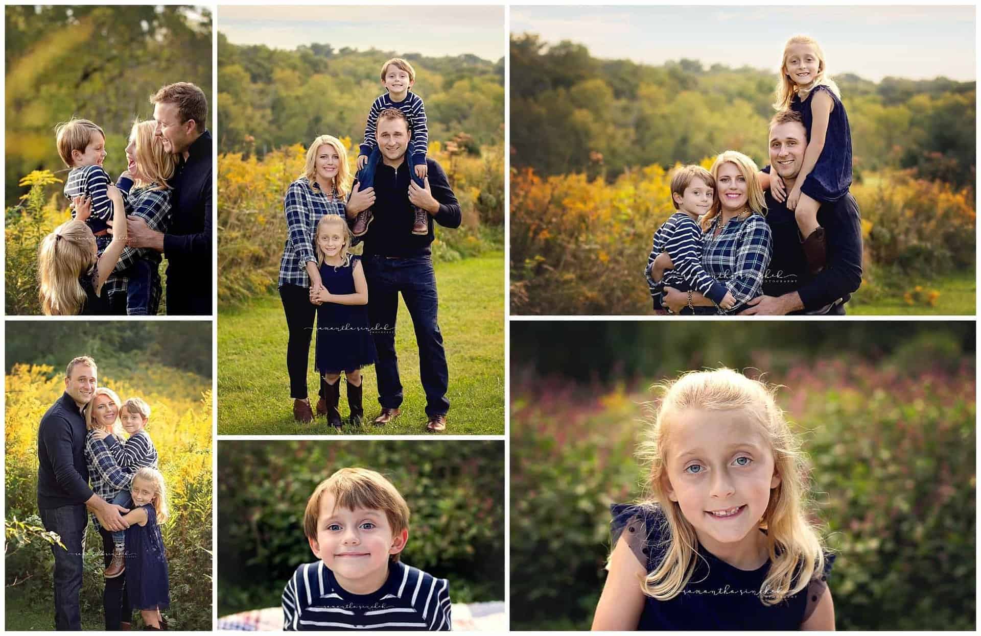 rohrkemper family pictures at Ault Park Cincinnati with beautiful fall colors