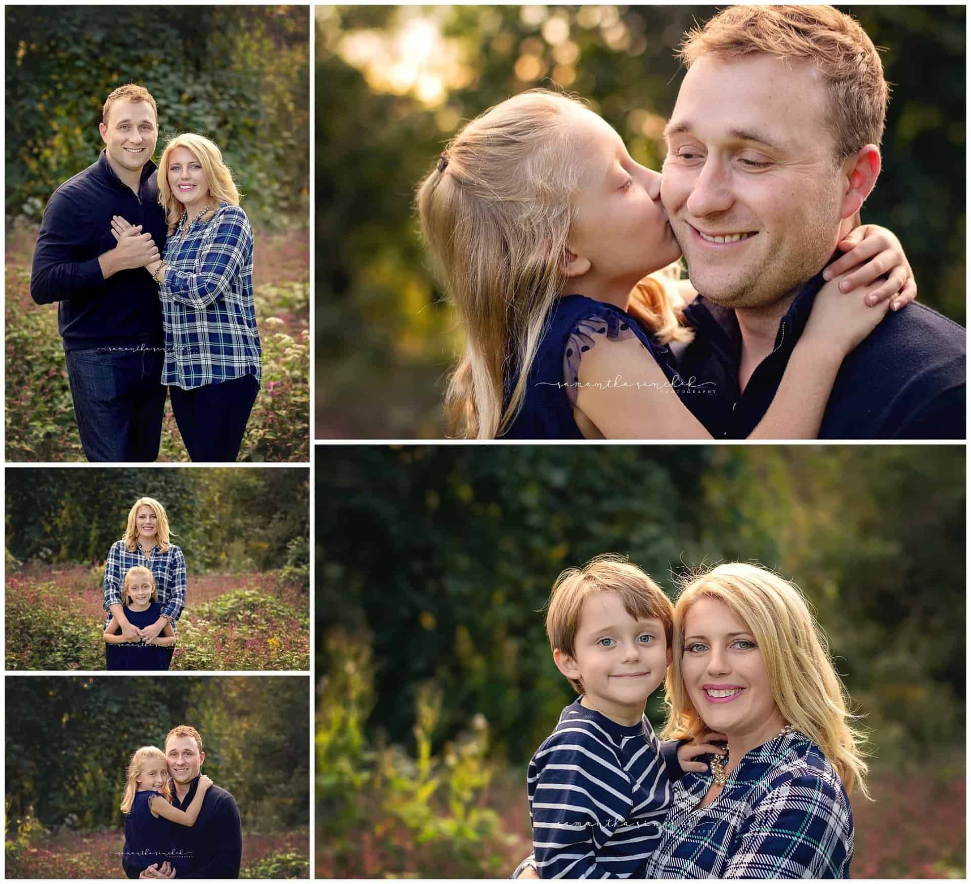 rohrkemper family pictures at Ault Park Cincinnati with beautiful fall colors