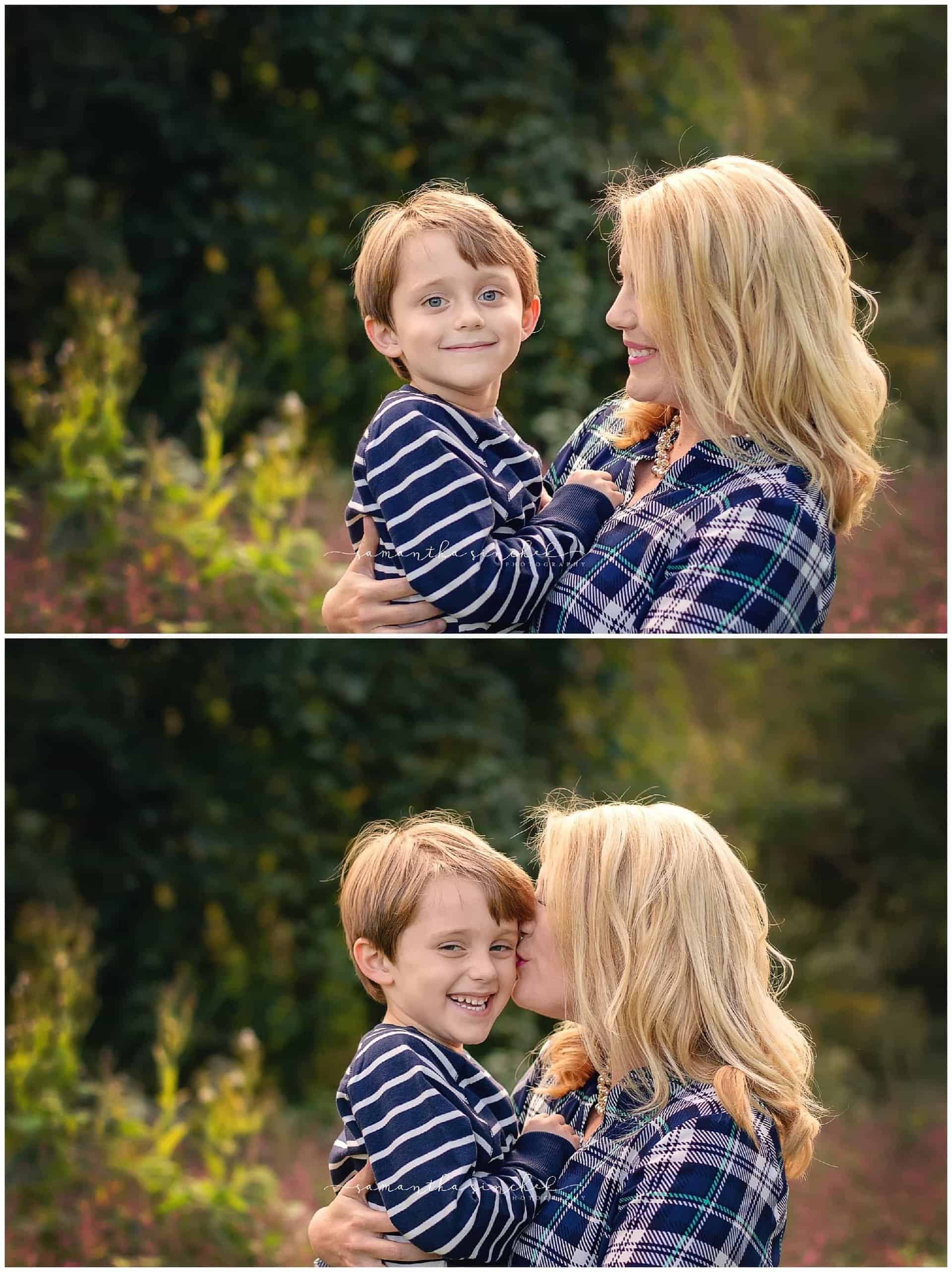 rohrkemper family pictures at Ault Park Cincinnati with beautiful fall colors