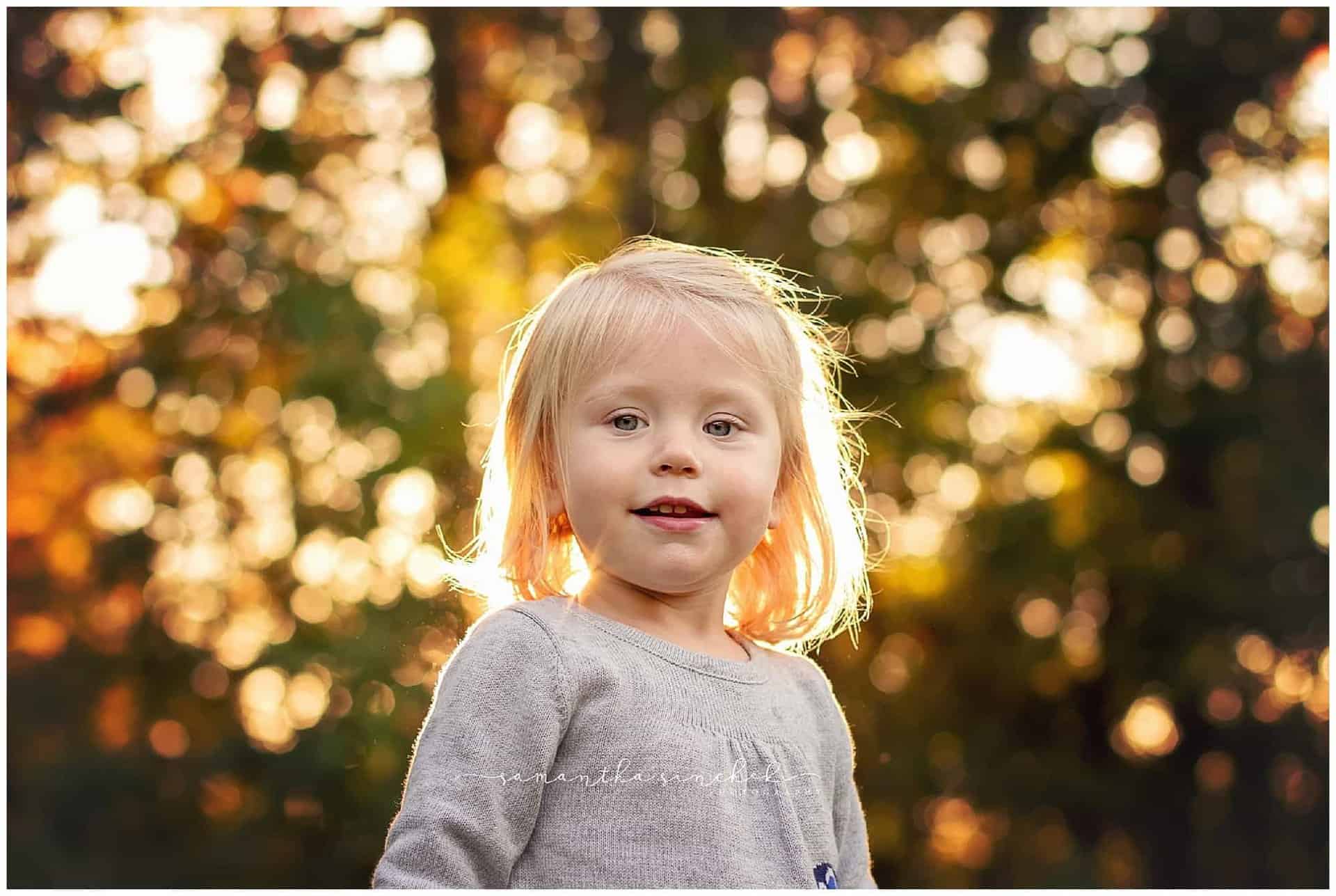 backlit sunny image in cincinnati at sharon woods with samantha sinchek photography