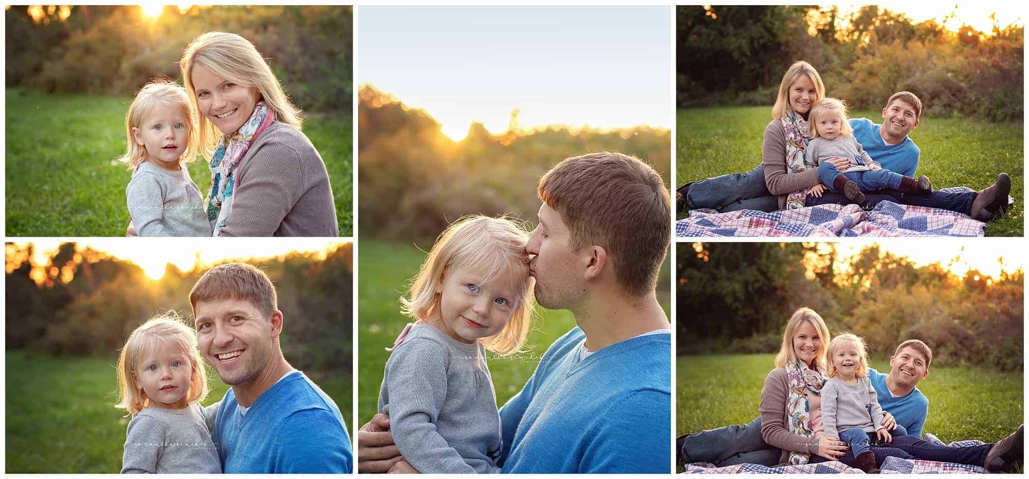 family at sharon woods with samantha sinchek photography