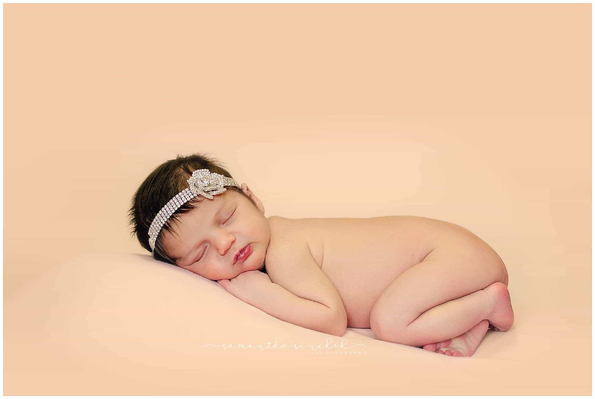 newborn sleeps during pictures in liberty township cincinnati ohio