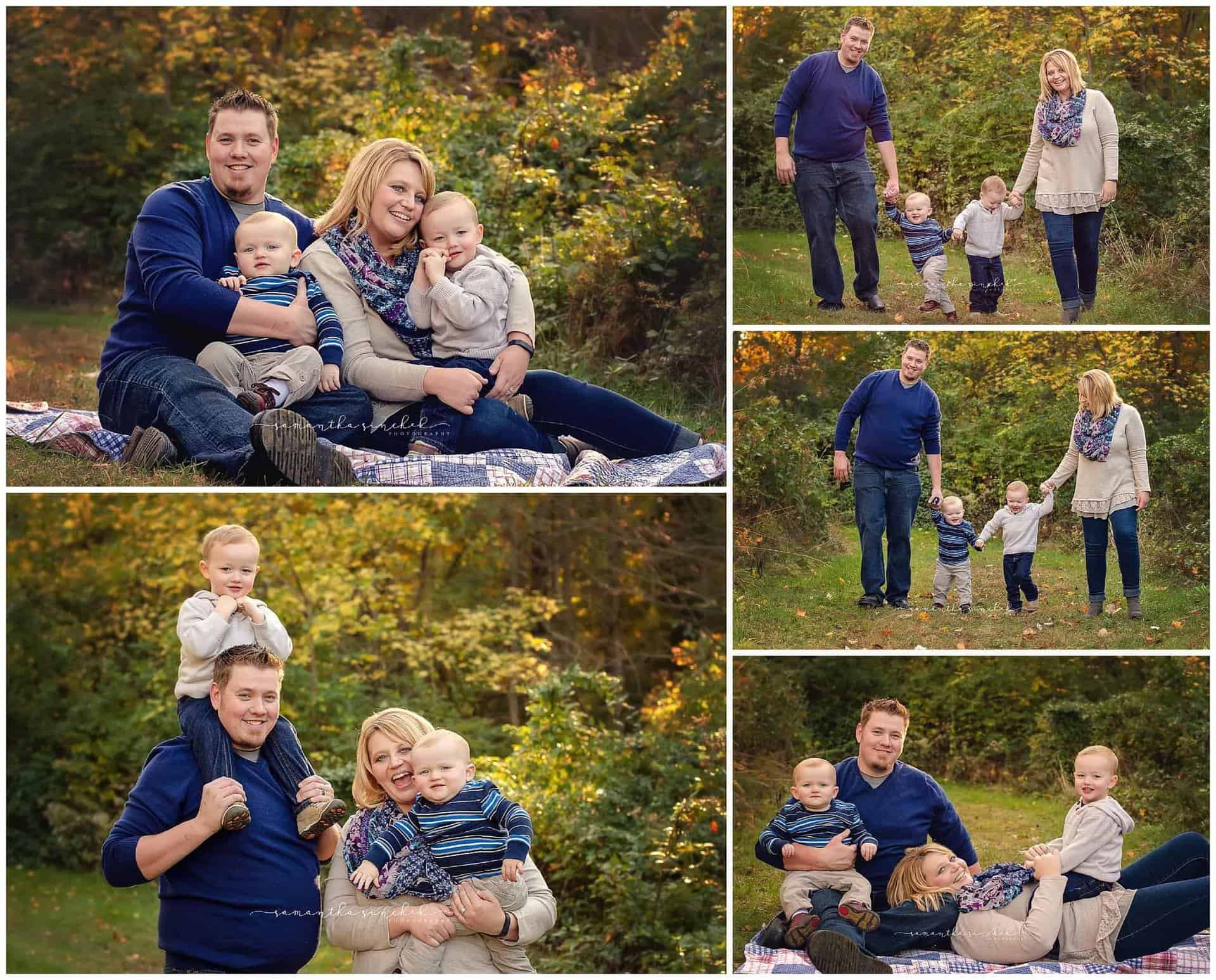 family pictures at french park with the tanton family with samantha sinchek photography