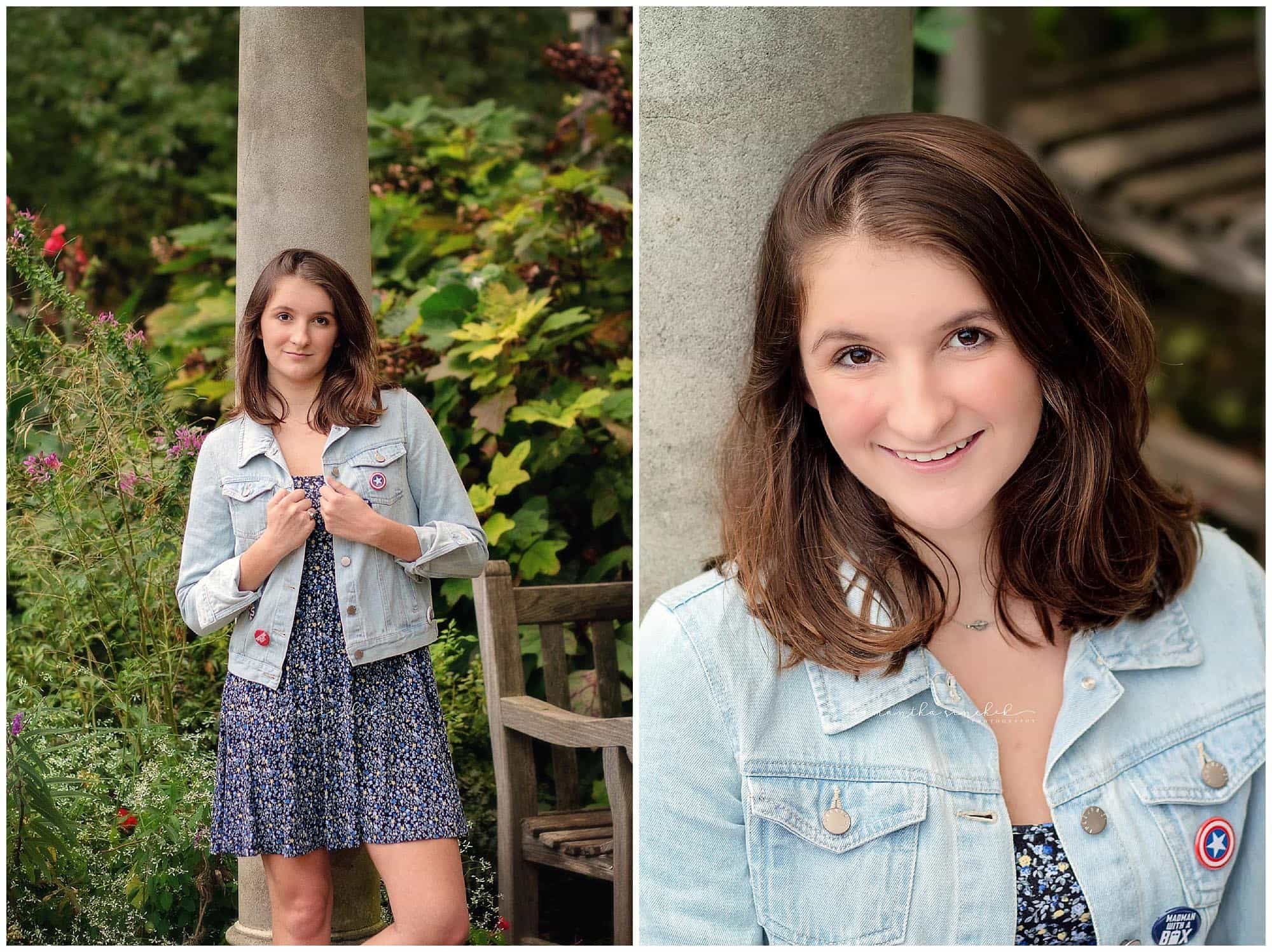 cincinnati senior photo session with samantha sinchek photography at ault park