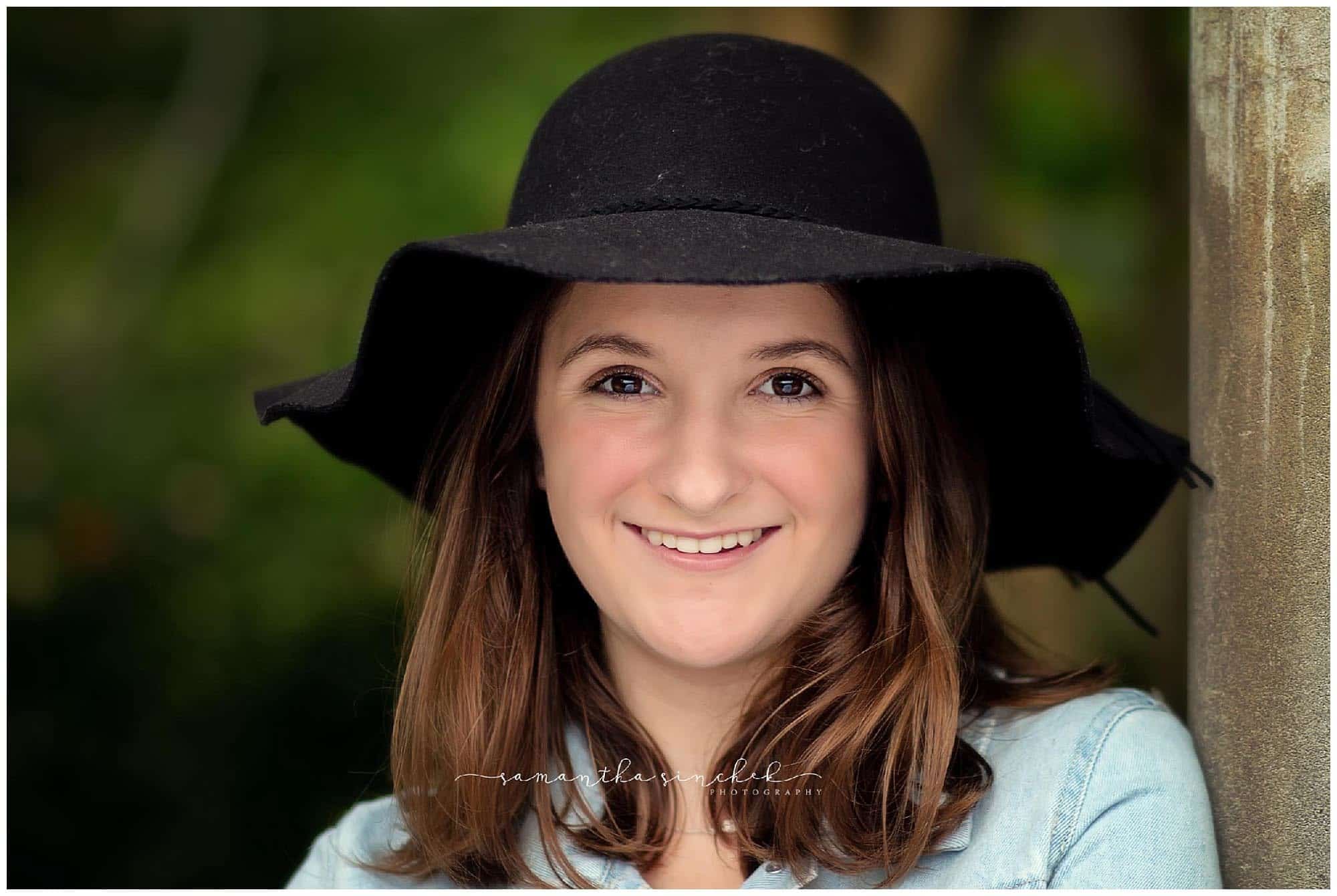cincinnati senior photo session with samantha sinchek photography at ault park