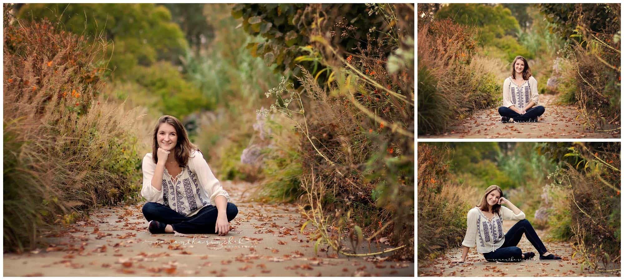 cincinnati senior photo session with samantha sinchek photography at ault park