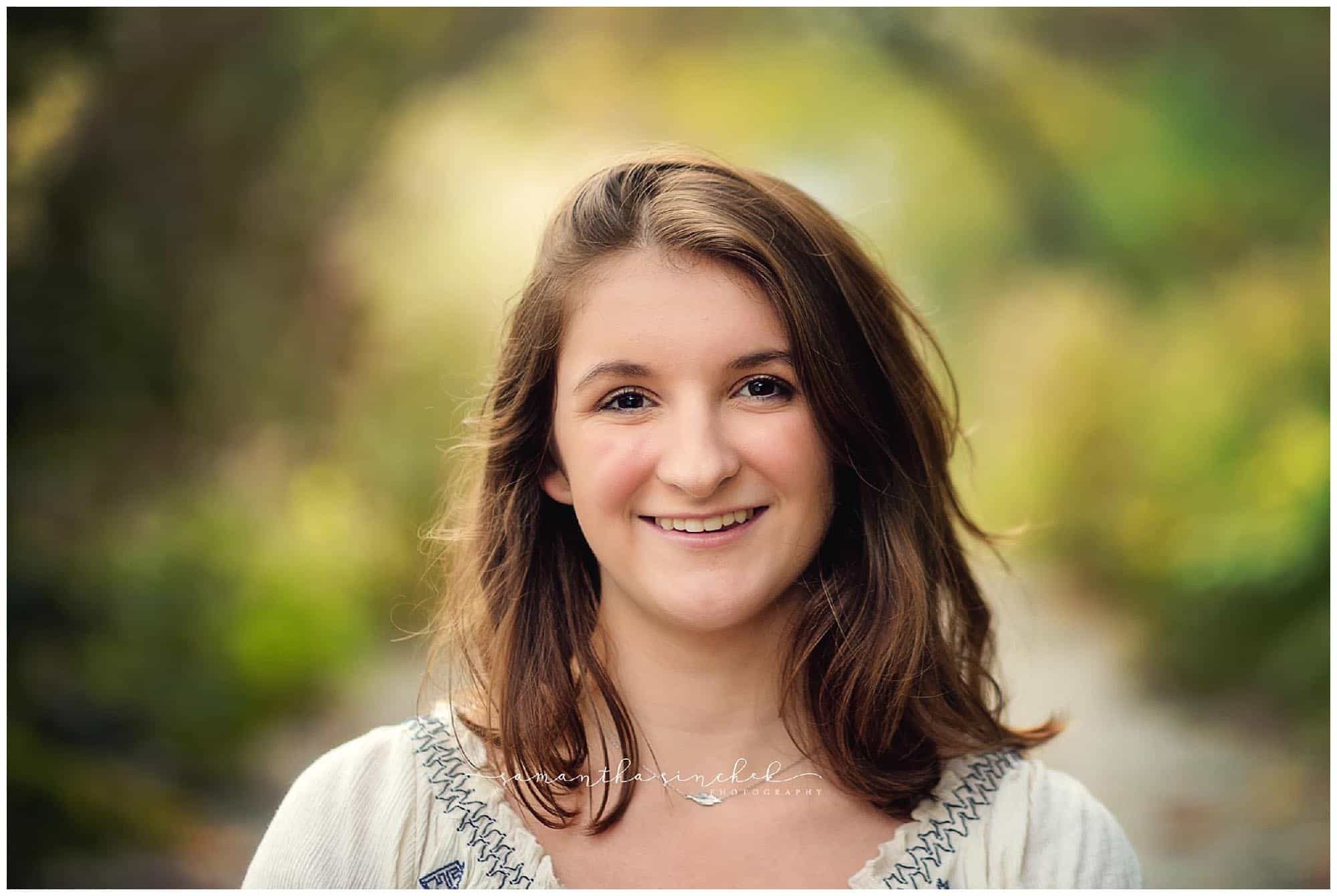 cincinnati senior photo session with samantha sinchek photography at ault park