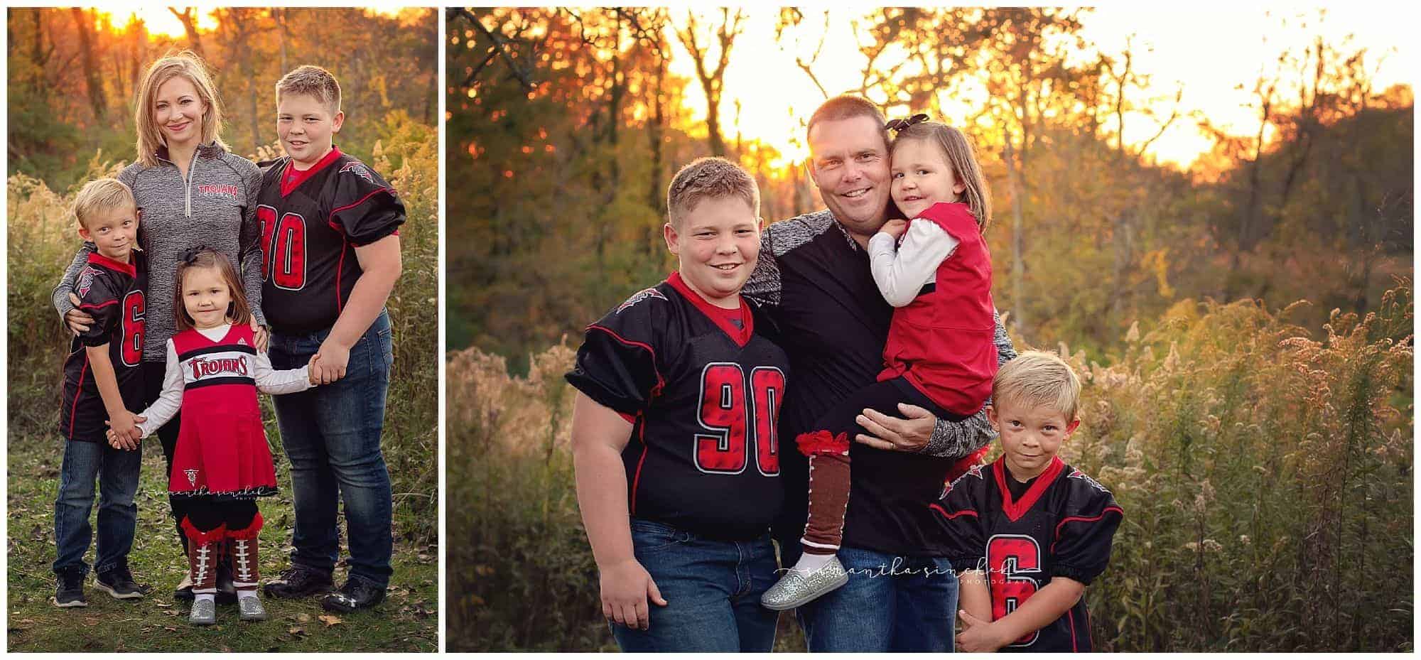 cincinnati photographer mini session at french park with stonecipher family in the fall