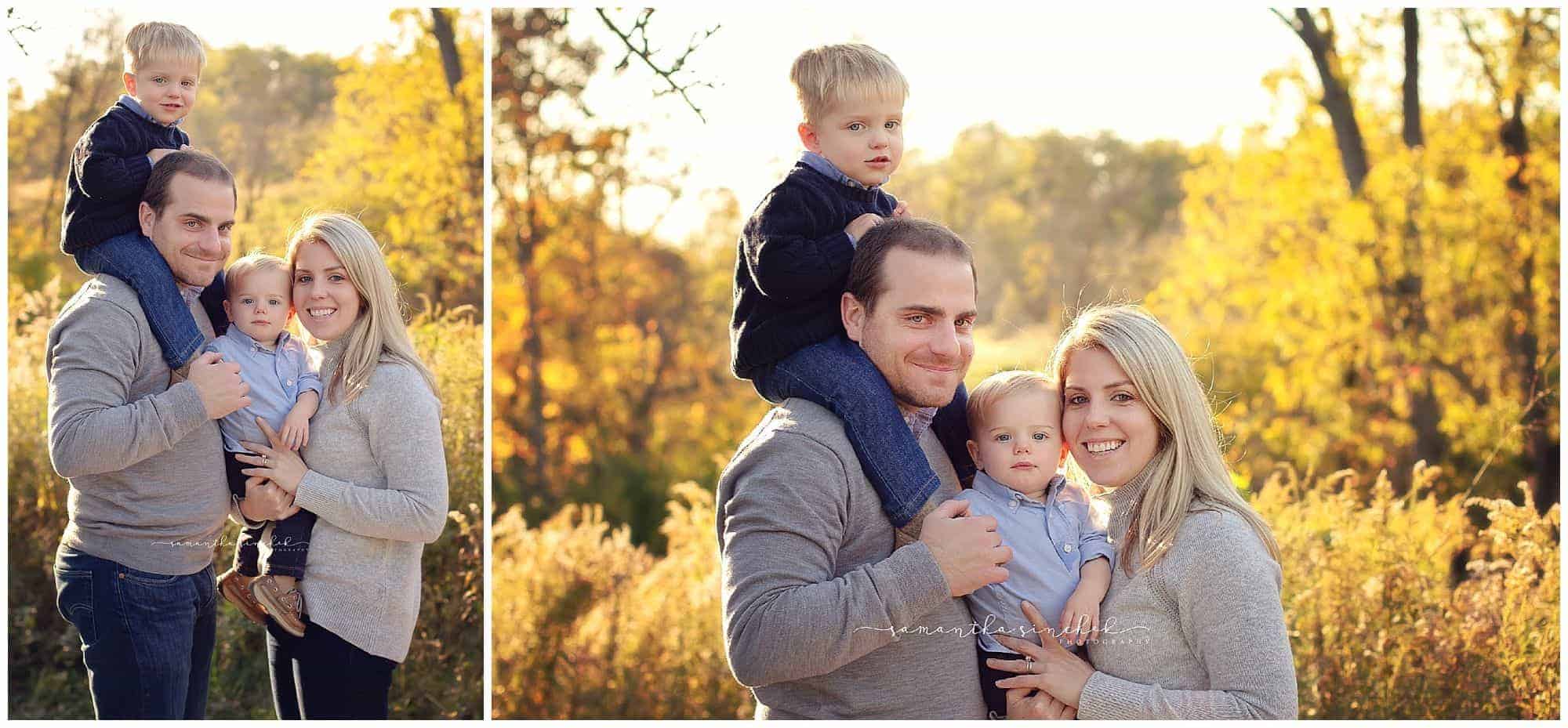 extended family mini session at french park in the fall with samantha sinchek photography cincinnati photographer 