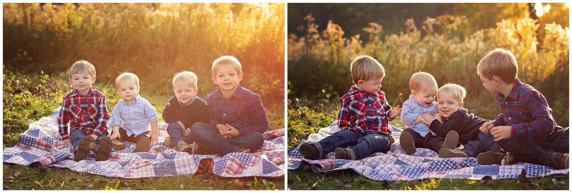 extended family mini session at french park in the fall with samantha sinchek photography cincinnati photographer 