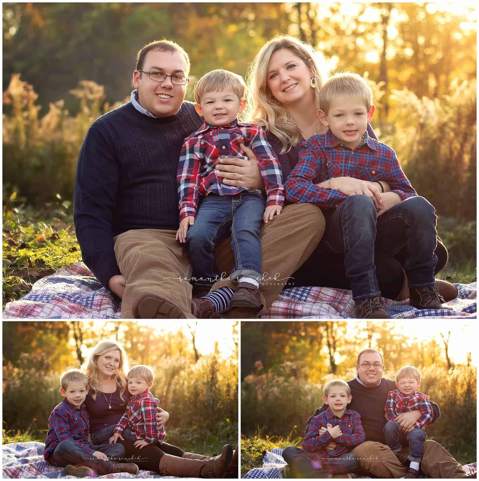 extended family mini session at french park in the fall with samantha sinchek photography cincinnati photographer 