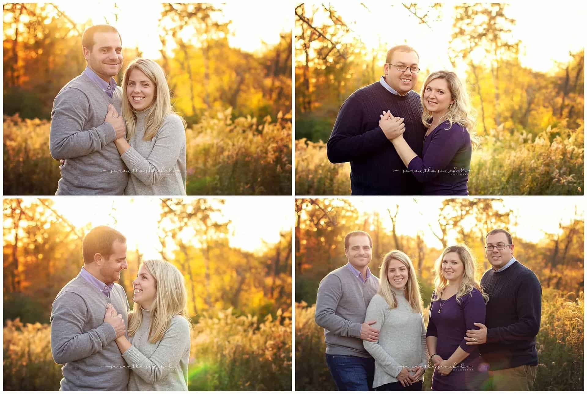 extended family mini session at french park in the fall with samantha sinchek photography cincinnati photographer 