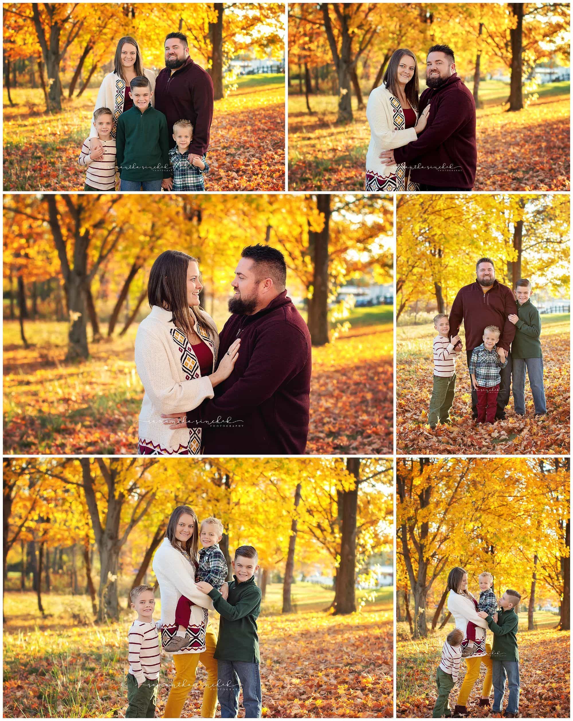 cincinnati family photographer samantha sinchek photography at sharon woods with the cripe family