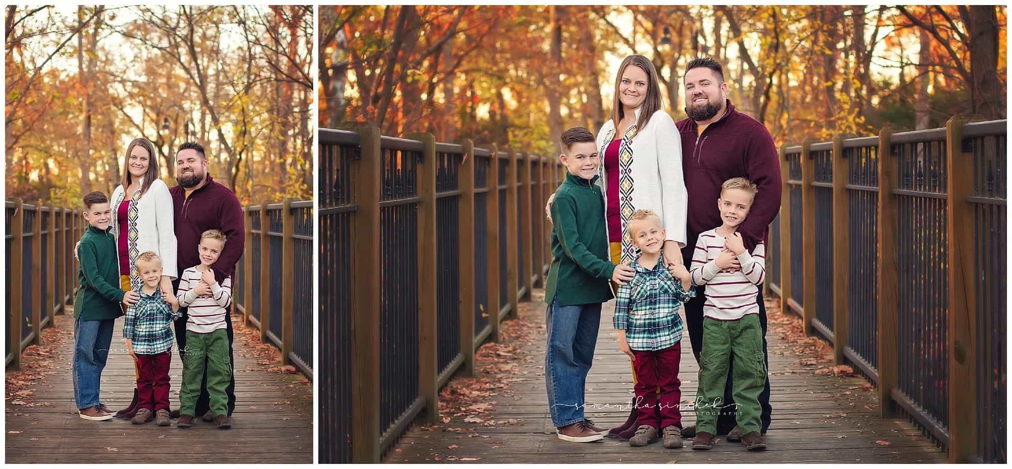 cincinnati family photographer samantha sinchek photography at sharon woods with the cripe family