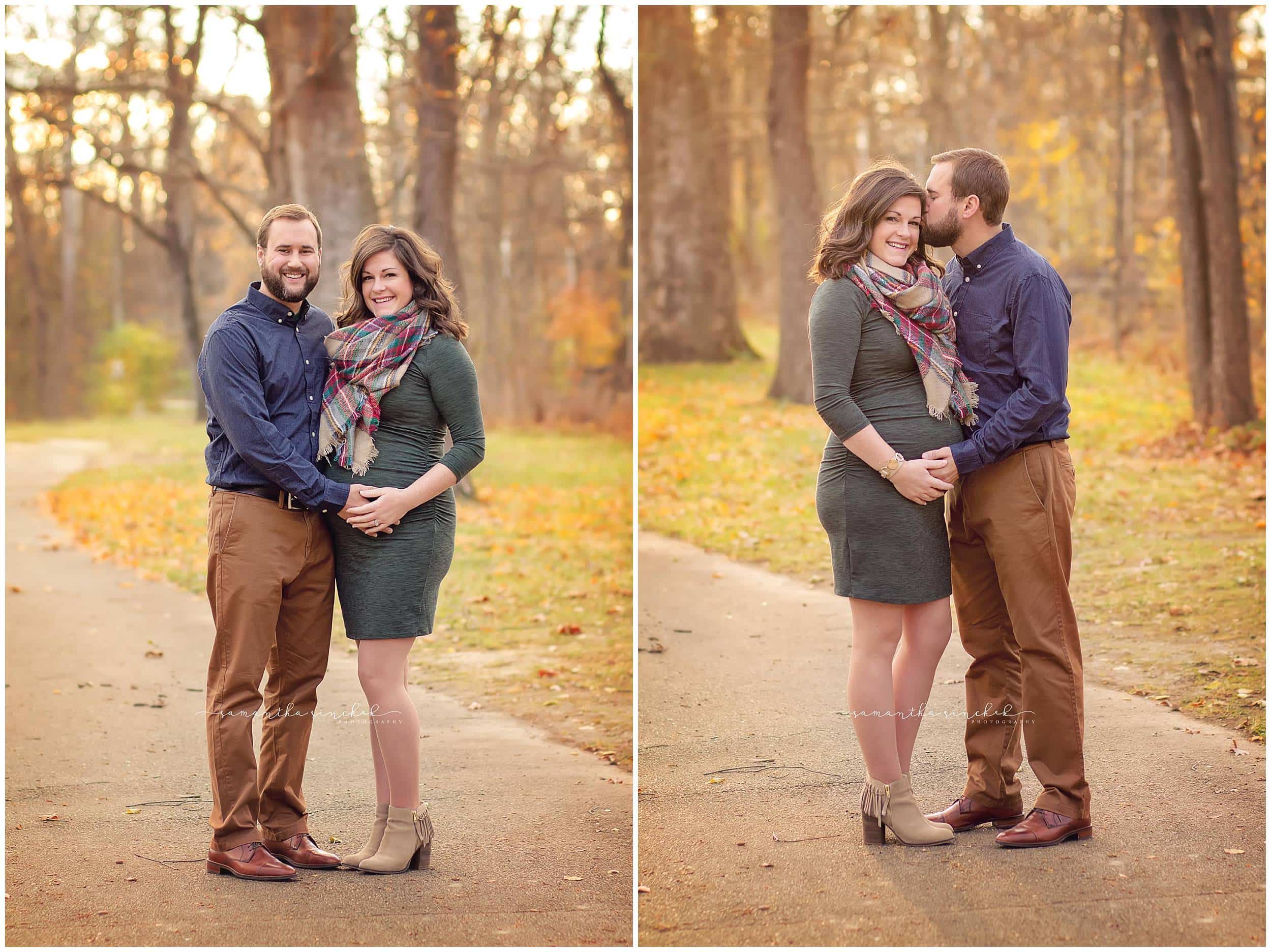 gorgeous baklit maternity session at sharon woods with samantha sinchek photography cincinnati