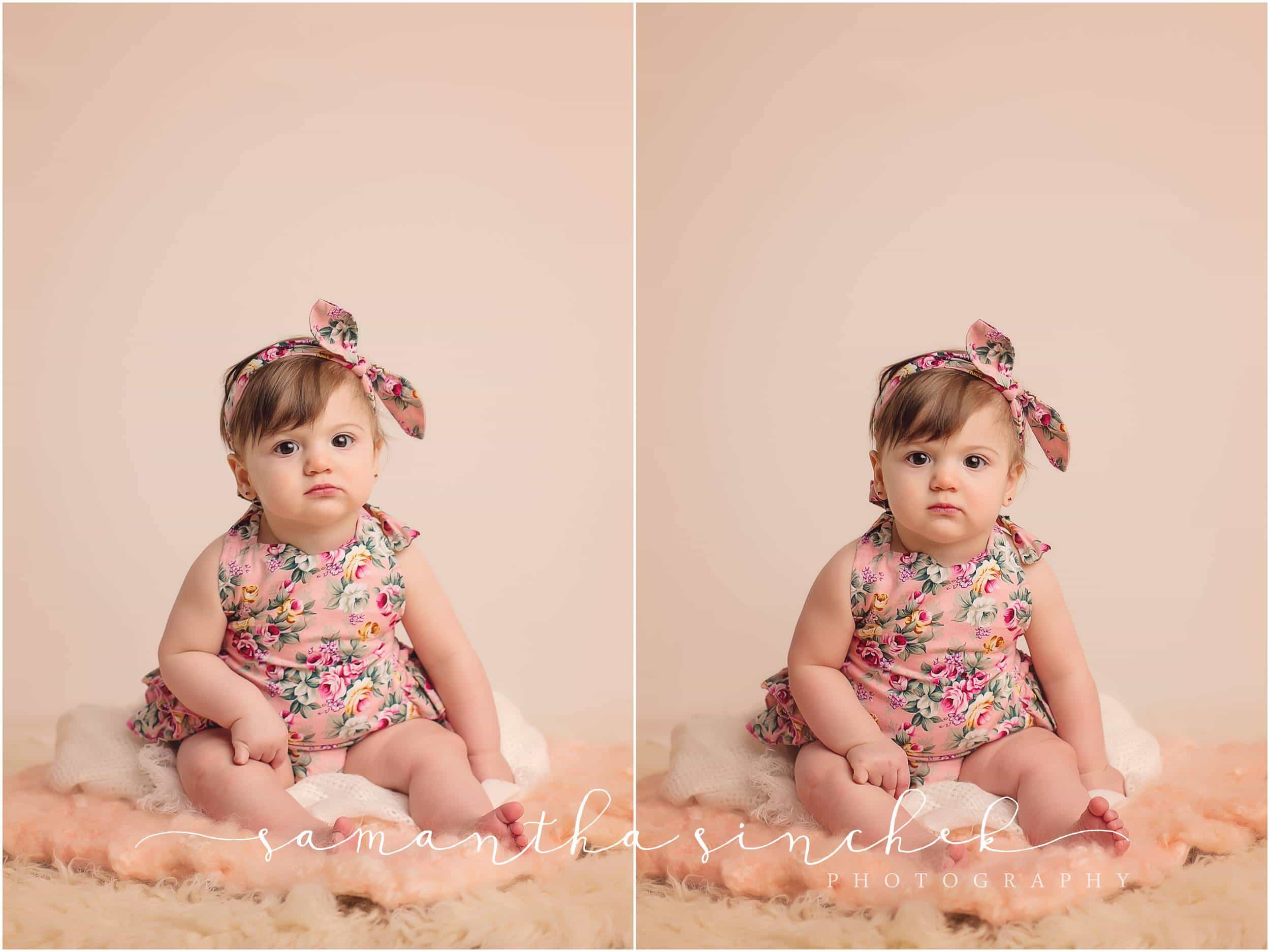 baby 9 month session at Samantha Sinchek photography in Cincinnati Ohio