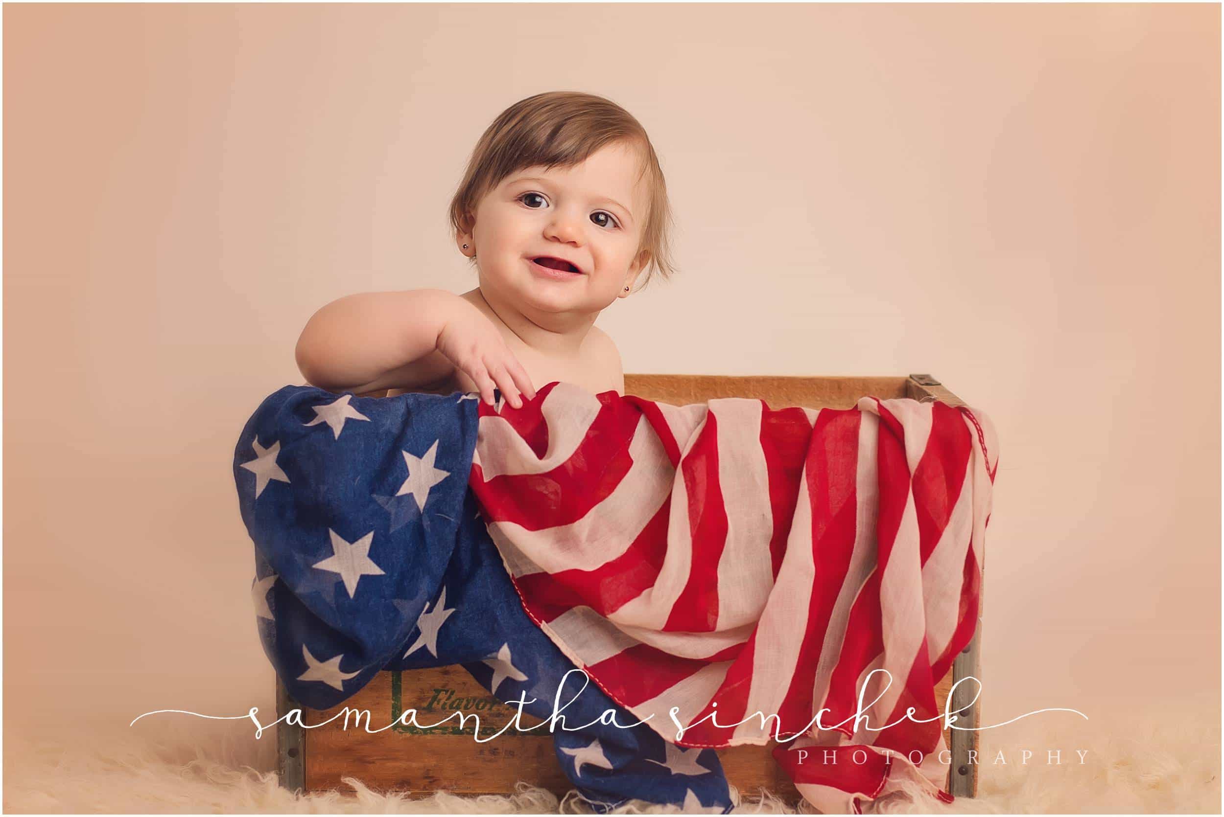 baby 9 month session at Samantha Sinchek photography in Cincinnati Ohio