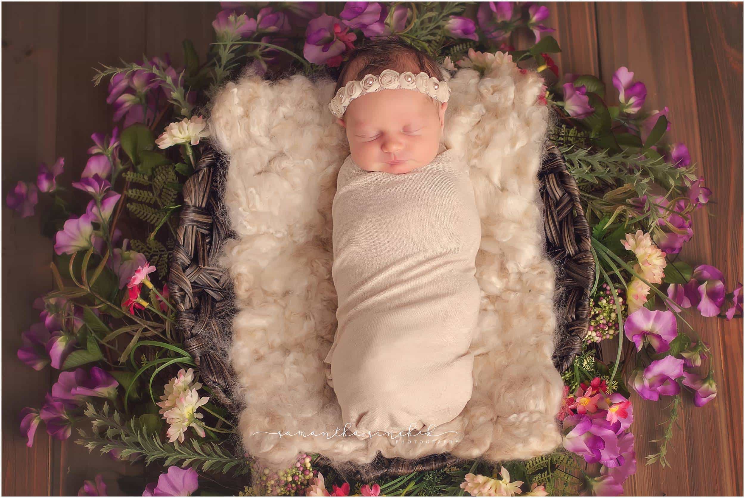 newborn photographer in cincinnati samantha sinchek baby