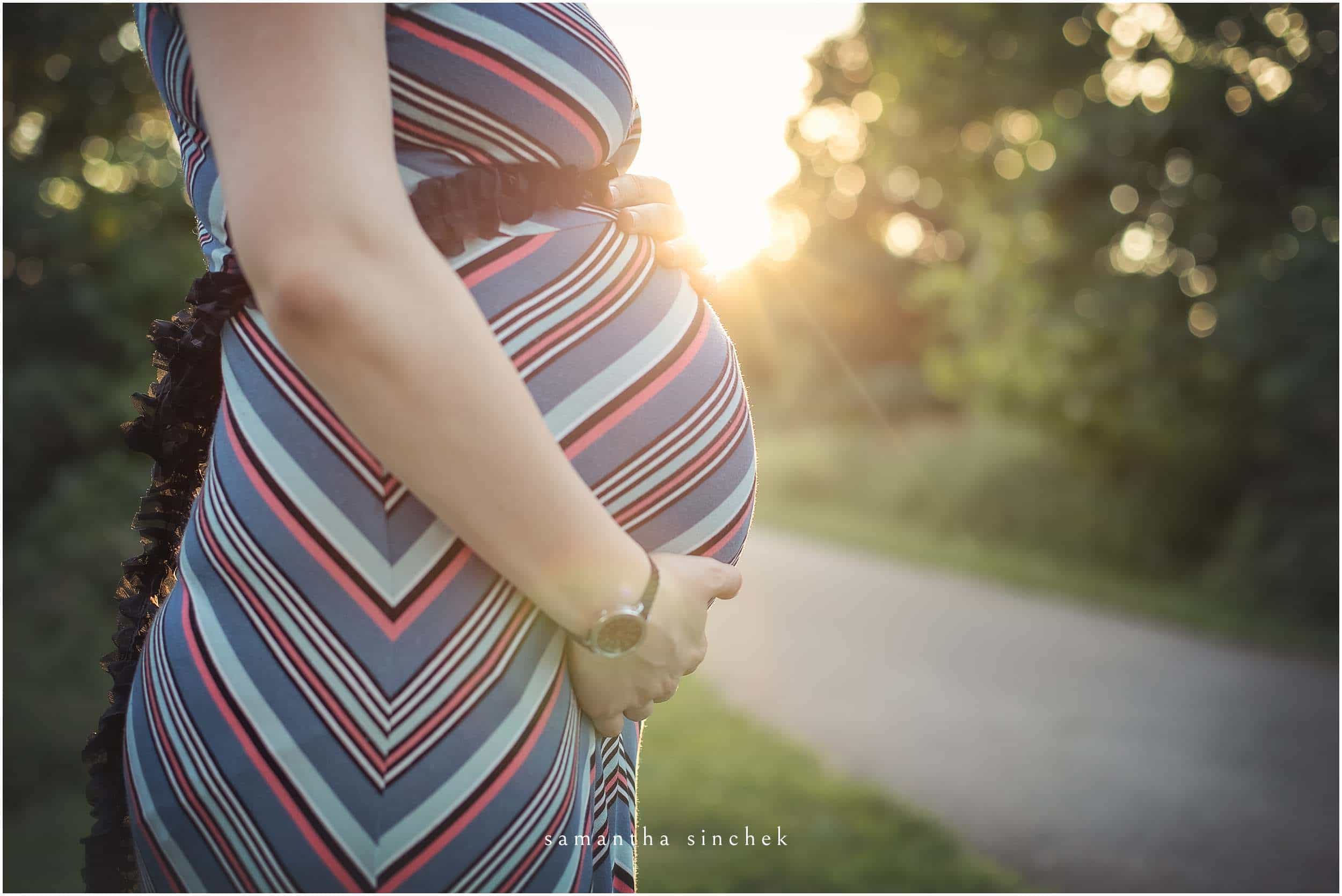 maternity backlit picture at glenwood gardens cincinnati ohio