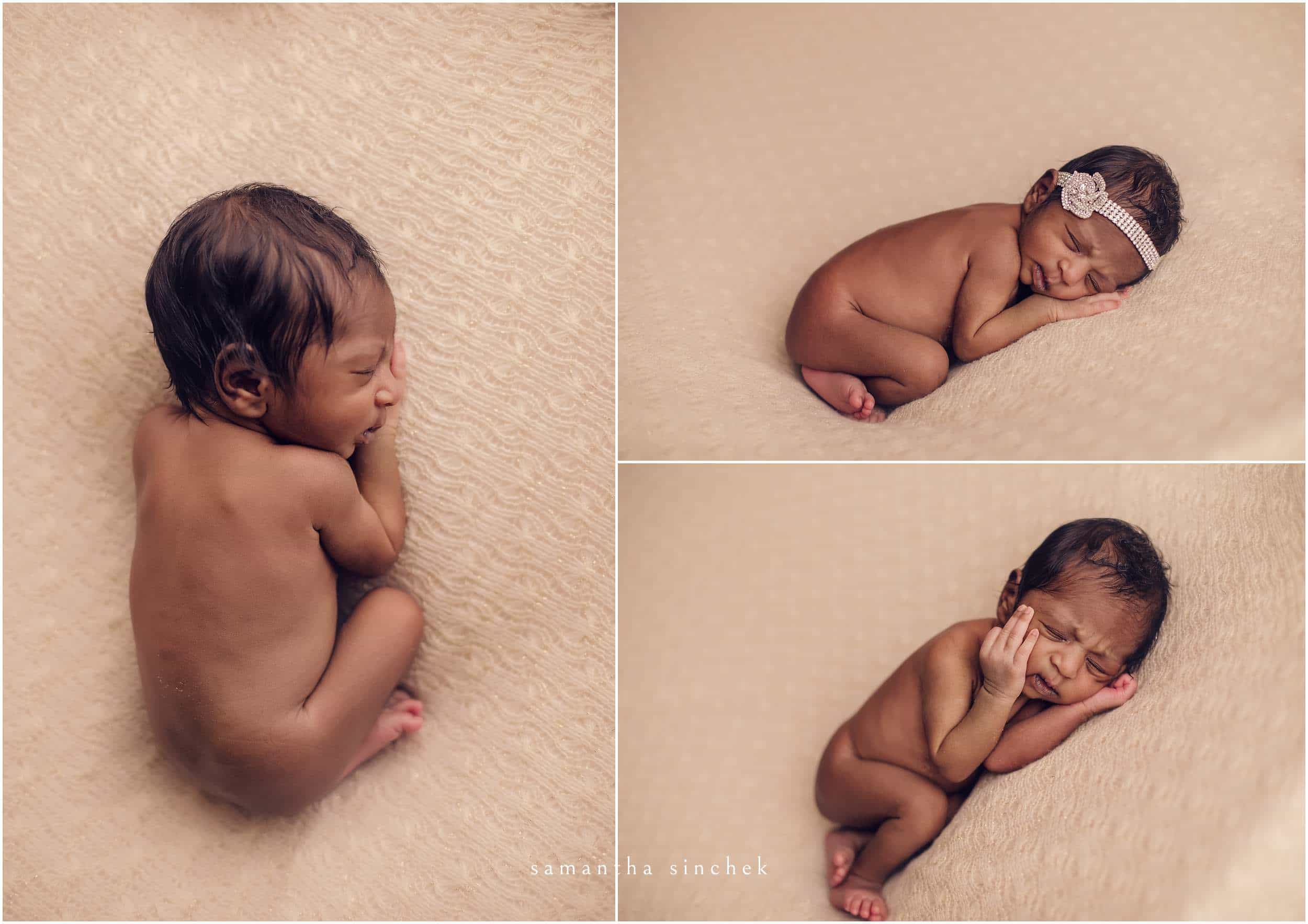 newborn pictures various poses at sinchek photography cincinnati