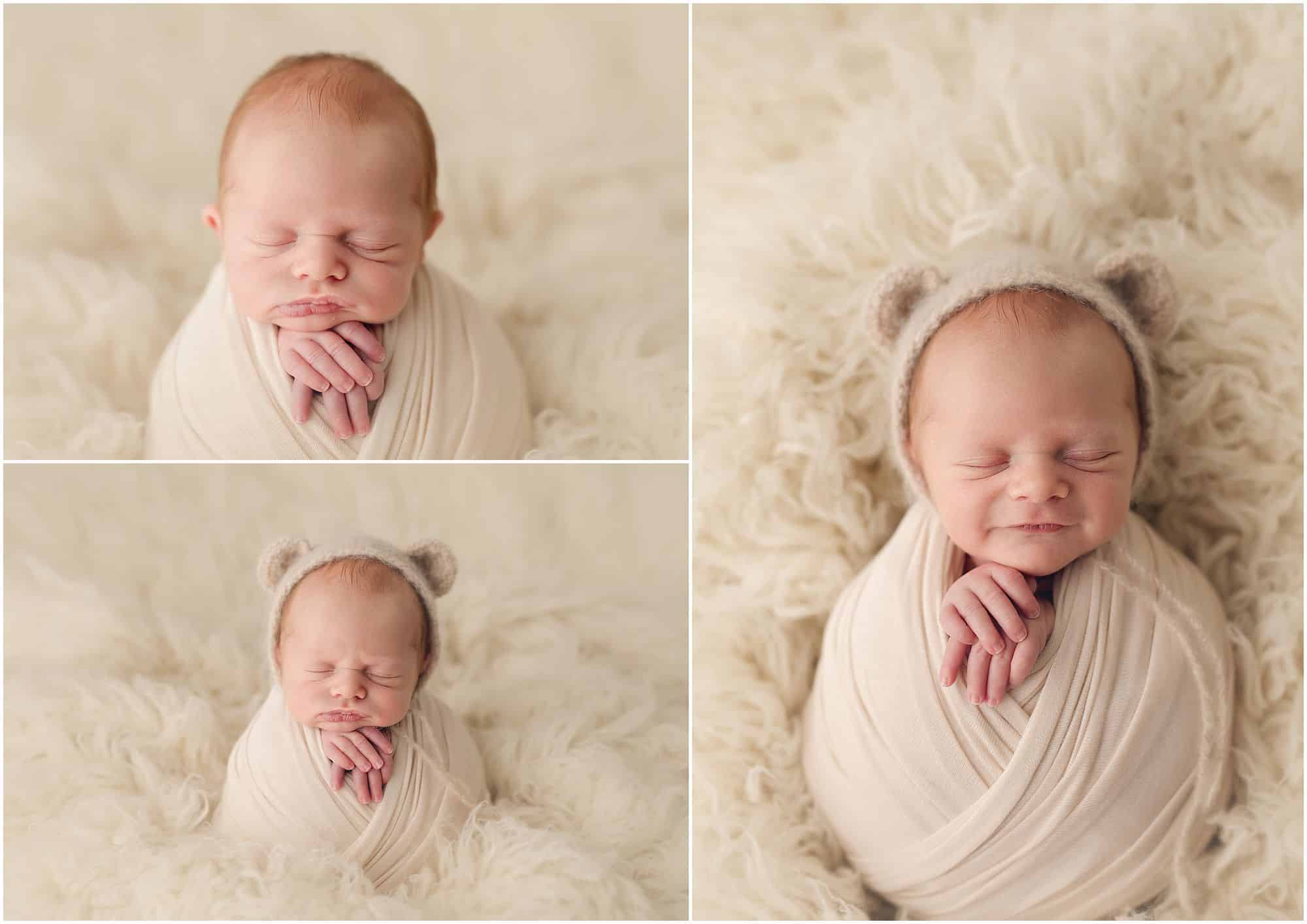cincinnati photographer Samantha sinchek newborn boy at loveland ohio studio
