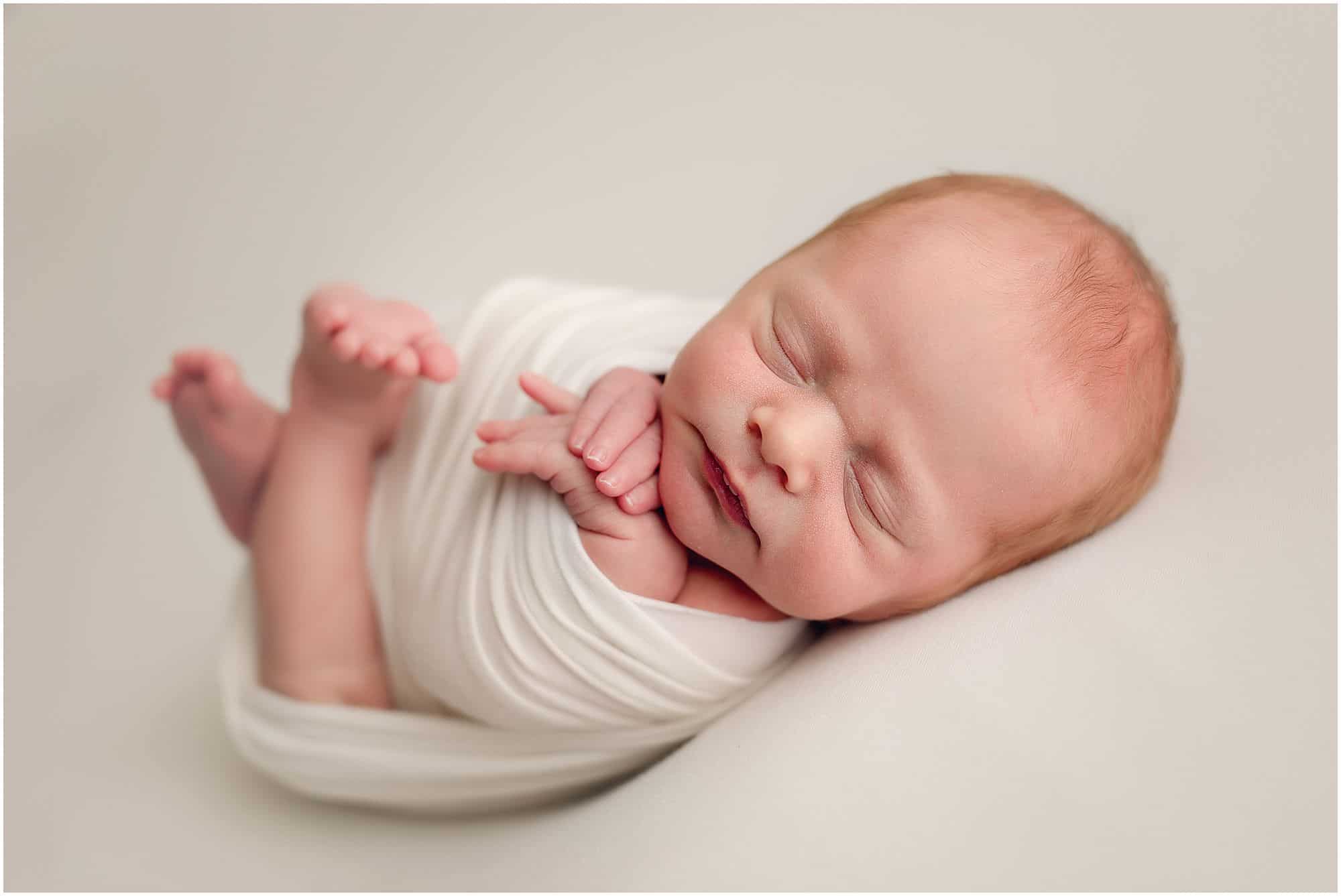 cincinnati photographer Samantha sinchek newborn boy at loveland ohio studio