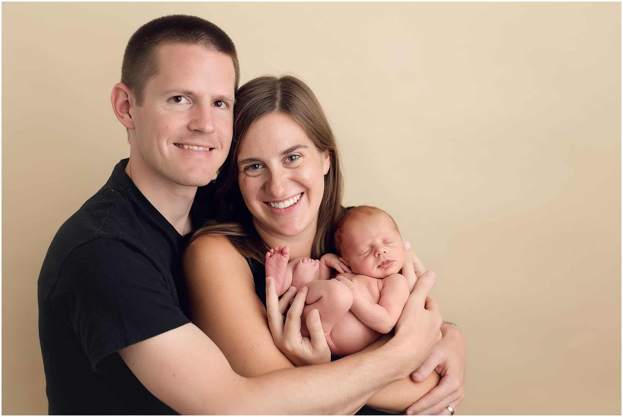 cincinnati photographer Samantha sinchek newborn boy at loveland ohio studio