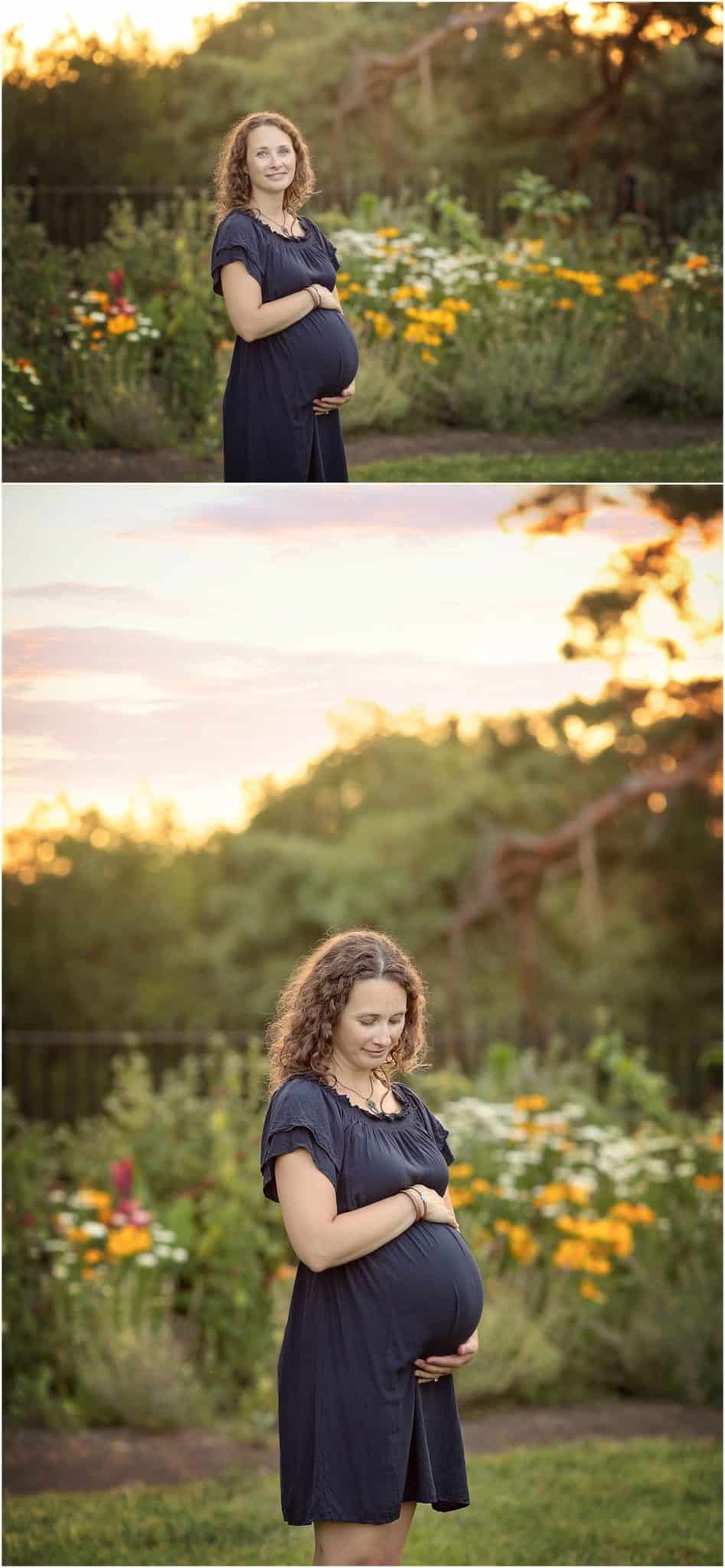 maternity photography at ault park in cincinnati Ohio with Samantha sinchek photography