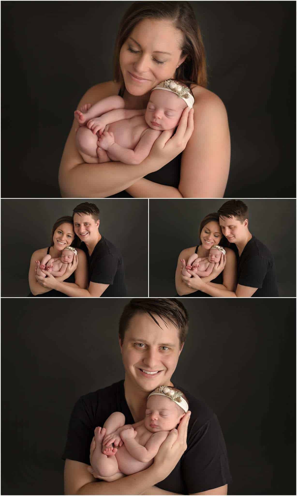 parent poses with Samantha sinchek photography
