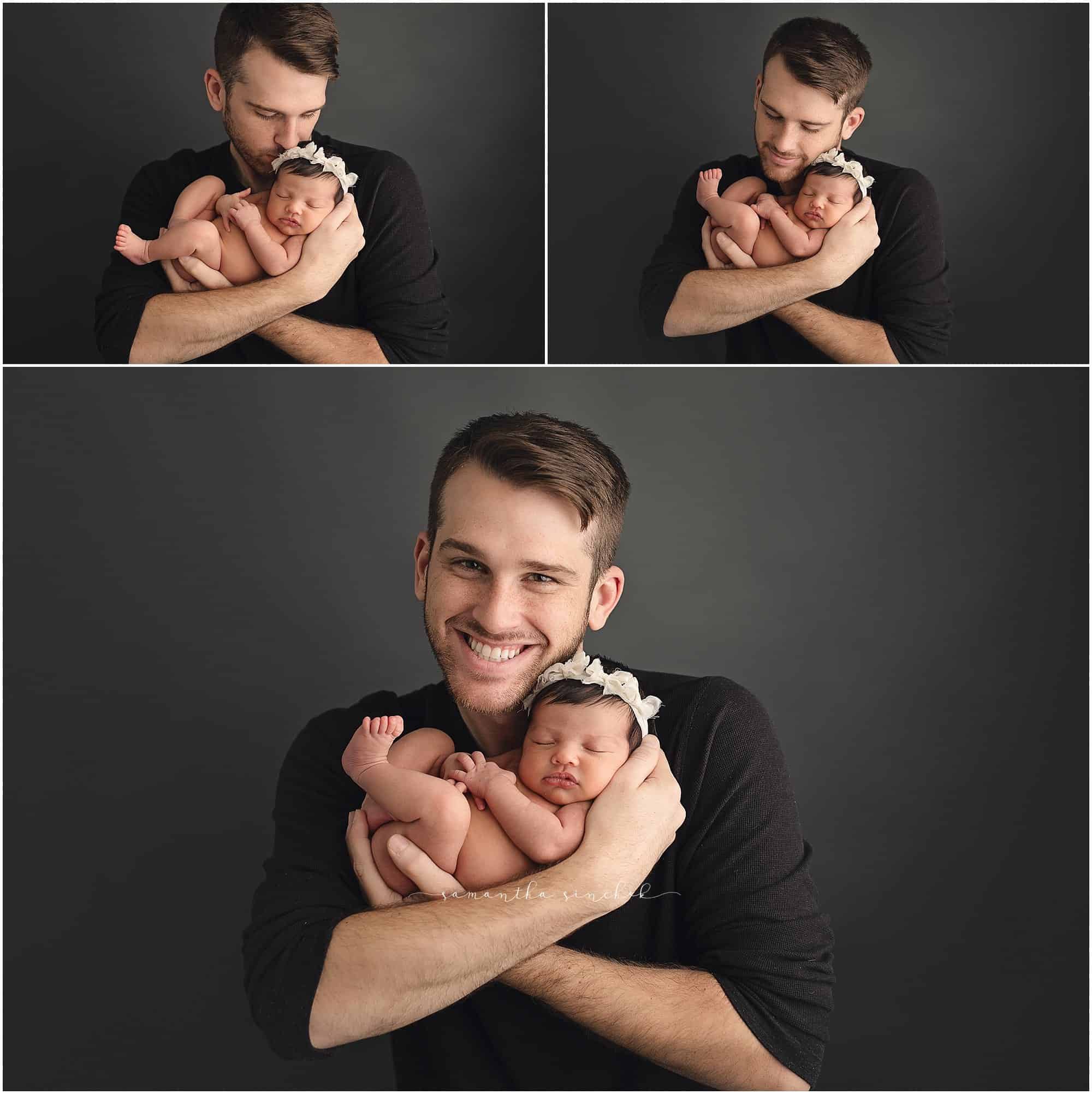 parent newborn pictures with Cincinnati's premier newborn photographer Samantha sinchek photography