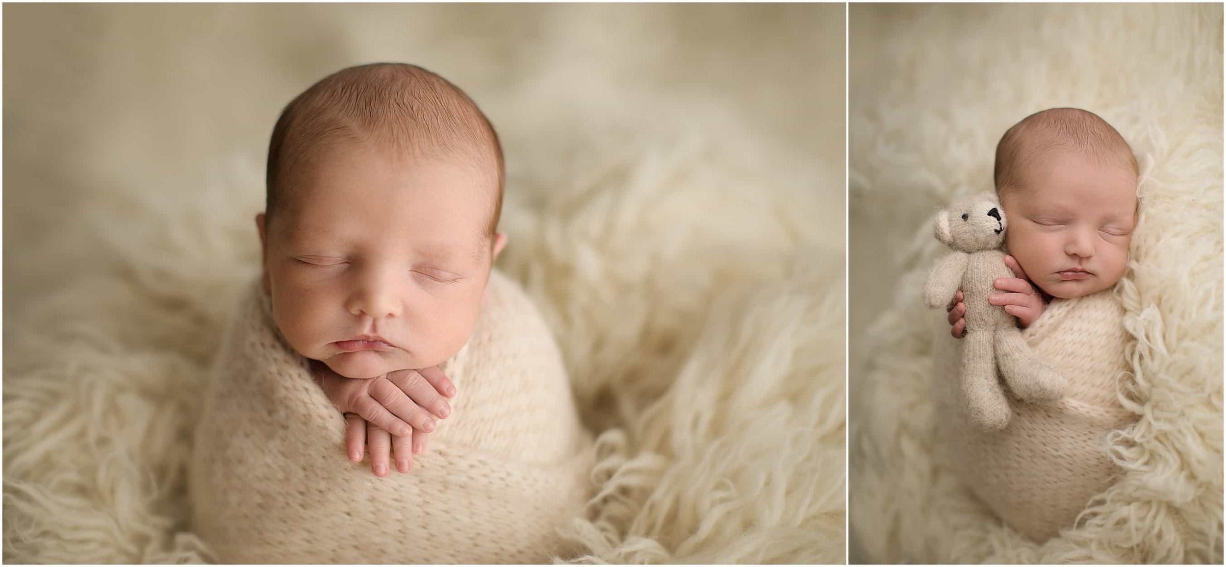 newborn boy sleeping at pictures with Cincinnati's best newborn photographer Samantha Sinchek photography