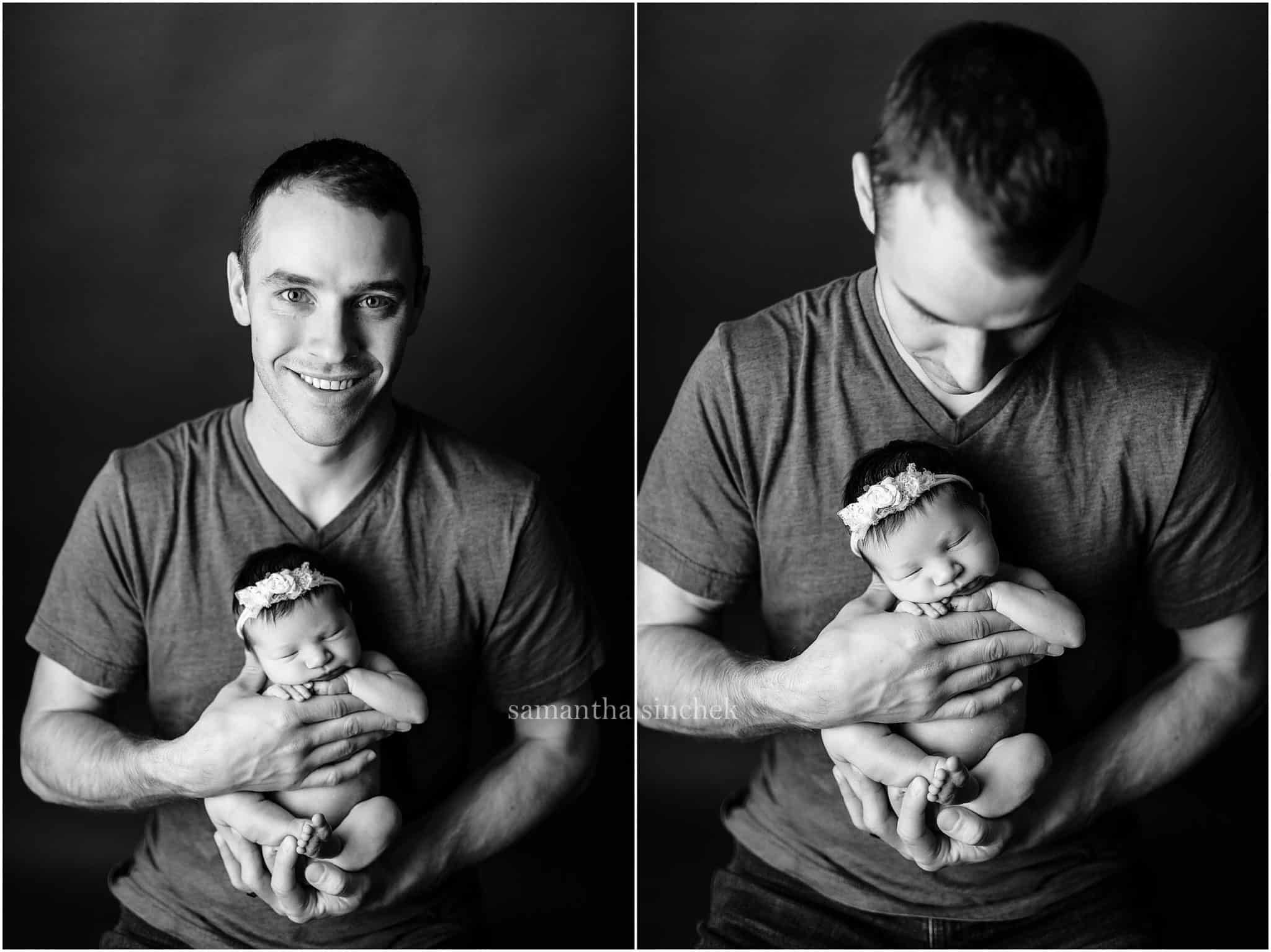 family photo at cincinnati newborn photographer Samantha sinchek