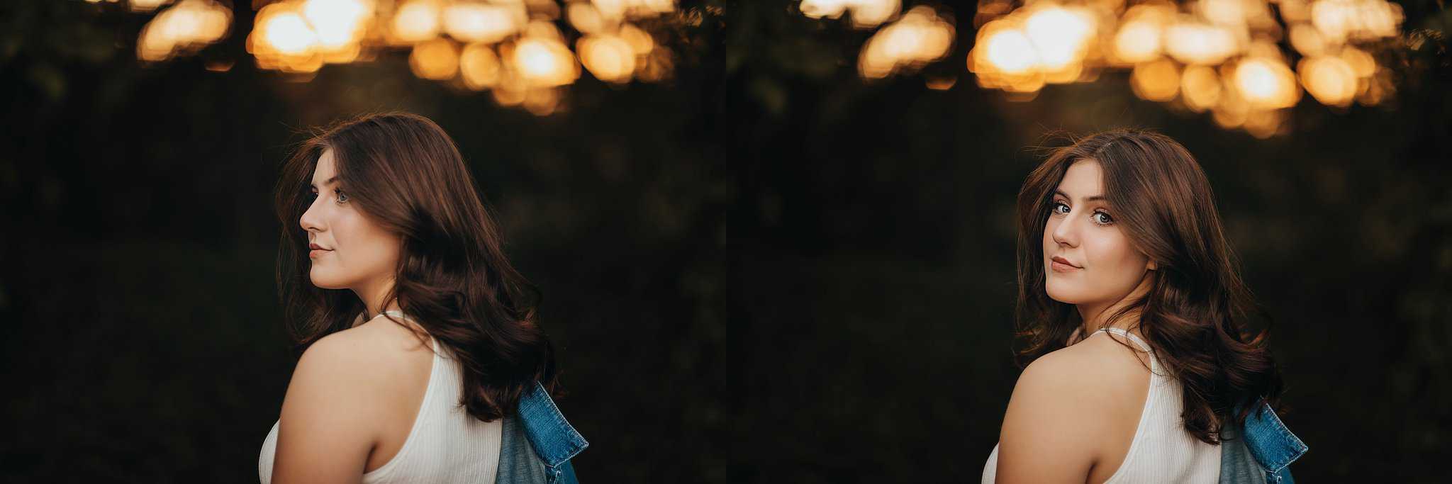gorgeous high school senior at Ault Park cincinnati ohio with top senior photographer Samantha Sinchek